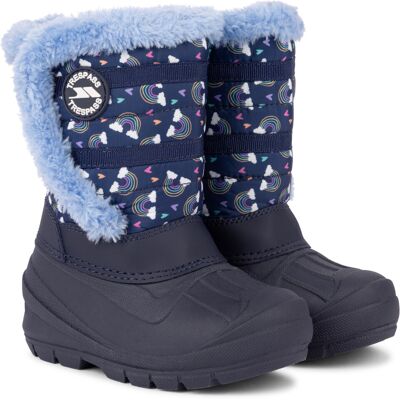 (29, Navy) Trespass Unisex Kids Waterproof Snowboots - Runa (29, Navy) Trespass Unisex Kids Waterproof Snowboots - Runa