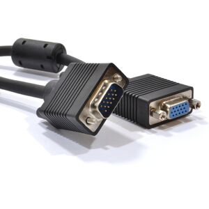 kenable SVGA Video Cable HD15 Pin Extension Lead Male to Female 8m BLACK kenable SVGA Video Cable HD15 Pin Extension Lead Male to Female 8m BLACK