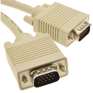 kenable SVGA Cable HD15 Male to Male PC to Monitor Lead 20m Beige kenable SVGA Cable HD15 Male to Male PC to Monitor Lead 20m Beige