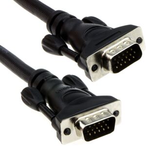 kenable Belkin HQ VGA 15Pin Monitor Display Lead Double Shielded Coax Cable 3m kenable Belkin HQ VGA 15Pin Monitor Display Lead Double Shielded Coax Cable 3m