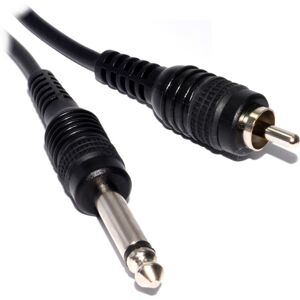 kenable Pulse Shielded 6.35mm Mono Jack Plug to Phono Plug Audio Cable 3m kenable Pulse Shielded 6.35mm Mono Jack Plug to Phono Plug Audio Cable 3m