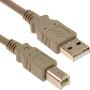 kenable USB 2.0 CERTIFIED Hi Speed HQ Shielded A to B Cable Lead 3m kenable USB 2.0 CERTIFIED Hi Speed HQ Shielded A to B Cable Lead 3m
