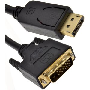 kenable DisplayPort Plug to DVI D 24+1 Male Plug Digital Video Cable GOLD 3m kenable DisplayPort Plug to DVI D 24+1 Male Plug Digital Video Cable GOLD 3m