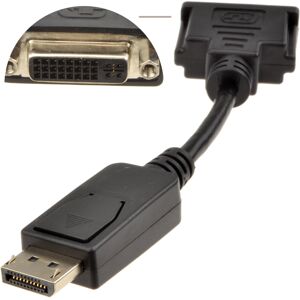 kenable DisplayPort Male Plug to DVI D Female Socket Adapter Cable 15cm kenable DisplayPort Male Plug to DVI D Female Socket Adapter Cable 15cm