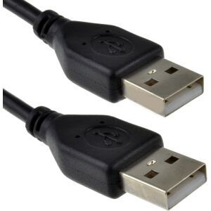 kenable USB 2.0 24AWG A to A Male to Male High Speed BLACK Cable 0.5m 50cm kenable USB 2.0 24AWG A to A Male to Male High Speed BLACK Cable 0.5m 50cm