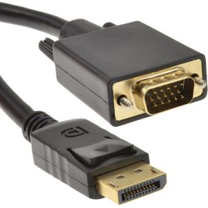 kenable DisplayPort Plug to SVGA VGA 15 Pin Male Plug Video Cable GOLD 3m kenable DisplayPort Plug to SVGA VGA 15 Pin Male Plug Video Cable GOLD 3m