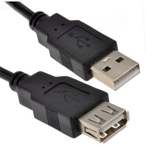 kenable USB 2.0 24AWG High Speed EXTENSION Cable A Plug to Socket BLACK 1.8m kenable USB 2.0 24AWG High Speed EXTENSION Cable A Plug to Socket BLACK 1.8m