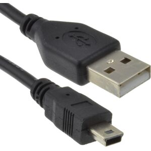 kenable USB 2.0 24AWG Hi Speed A to mini B 5 pin Cable Power & Data Lead 0.6m kenable USB 2.0 24AWG Hi Speed A to mini B 5 pin Cable Power & Data Lead 0.6m