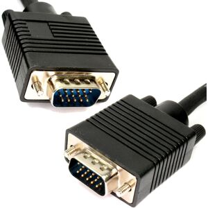 kenable SVGA Cable HD15 Male to Male PC to Monitor Lead 10m Black kenable SVGA Cable HD15 Male to Male PC to Monitor Lead 10m Black