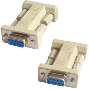 Loops RS232 9 Way Female to Socket Coupler Straight Adapter Gender Changer DB9 Serial Loops RS232 9 Way Female to Socket Coupler Straight Adapter Gender Changer DB9 Serial