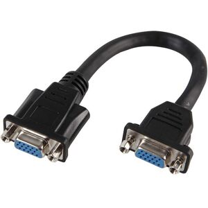 Loops 0.14m VGA Female to SVGA Socket Coupler Joiner Patch Cable Panel Mount Adapter Loops 0.14m VGA Female to SVGA Socket Coupler Joiner Patch Cable Panel Mount Adapter