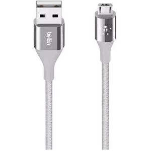 Belkin DuraTek USB Cable - 1.2m, Silver, Micro-USB to USB Belkin DuraTek USB Cable - 1.2m, Silver, Micro-USB to USB