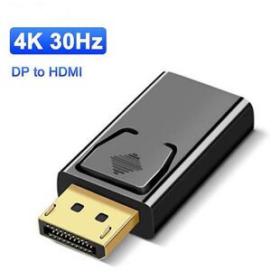 Unbranded (4K 30hz) HD 4K 1080P DisplayPort DP Male To HDMI Female HDMI-Compatible Adapter Unbranded (4K 30hz) HD 4K 1080P DisplayPort DP Male To HDMI Female HDMI-Compatible Adapter