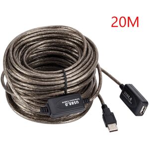 Unbranded (20m) Usb 20 5101520m Extension Cable Male To Female Active Cord Extender Repeat Unbranded (20m) Usb 20 5101520m Extension Cable Male To Female Active Cord Extender Repeat