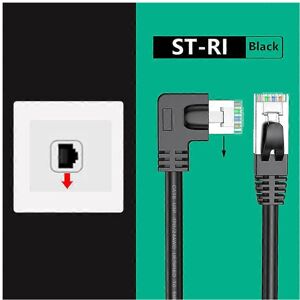 Unbranded (As show, One size) Cat6 Ethernet Cable RJ45 Right Angle UTP Network Cable Patch Unbranded (As show, One size) Cat6 Ethernet Cable RJ45 Right Angle UTP Network Cable Patch