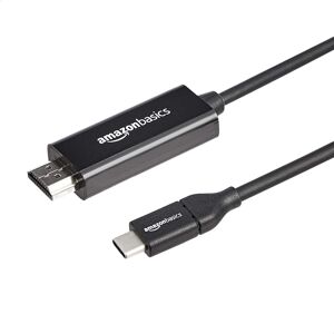 Amazon Basics USB-C (Source) to HDMI (Display) Cable Adapter (Thunderbolt 3 Comp Amazon Basics USB-C (Source) to HDMI (Display) Cable Adapter (Thunderbolt 3 Comp