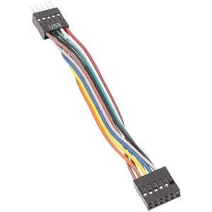 Unbranded Adapter cable for motherboard to standard chassis, 9-pin USB Revolution to 11-pi Unbranded Adapter cable for motherboard to standard chassis, 9-pin USB Revolution to 11-pi