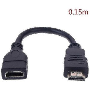 Unbranded (0.15 m) 1 HDMI male to female extension cable 15 cm/30 cm, HDMI protective cord Unbranded (0.15 m) 1 HDMI male to female extension cable 15 cm/30 cm, HDMI protective cord