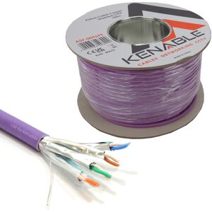 kenable Cat6A S/FTP COPPER Low Smoke LSZH 10 Gigabit Network Cable Reel 100m kenable Cat6A S/FTP COPPER Low Smoke LSZH 10 Gigabit Network Cable Reel 100m