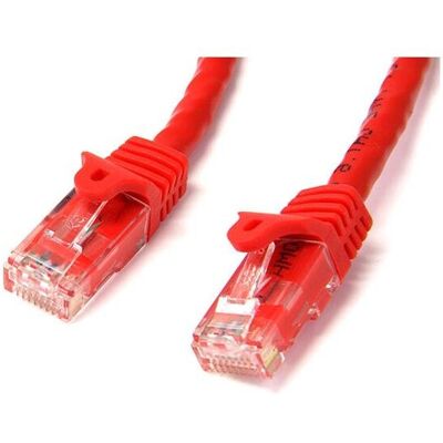 StarTech.com 2m Red Gigabit Snagless RJ45 UTP Cat6 Patch Cable - 2 m Patch Cord StarTech.com 2m Red Gigabit Snagless RJ45 UTP Cat6 Patch Cable - 2 m Patch Cord