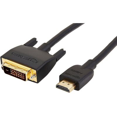 Amazon Basics HDMIA to DVI Male Adapter Cable BiDirectional 1080P GoldPlated Amazon Basics HDMIA to DVI Male Adapter Cable BiDirectional 1080P GoldPlated