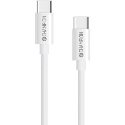 Champion USB-C Cable 60W 2m White - USB-C Cable Champion USB-C Cable 60W 2m White - USB-C Cable