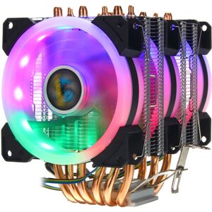 GreenZech CPU Cooler 6 Heatpipe 4 Pin RGB Cooling Fan For Intel 775/1150/1151/1155/1156/13 GreenZech CPU Cooler 6 Heatpipe 4 Pin RGB Cooling Fan For Intel 775/1150/1151/1155/1156/13