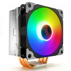 GreenZech (2Fans ARGB) RGB 5 Copper Tube 4 Pin Single/Dual Fan CPU Cooler For Intel/AMD GreenZech (2Fans ARGB) RGB 5 Copper Tube 4 Pin Single/Dual Fan CPU Cooler For Intel/AMD