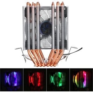 GreenZech LED RGB CPU Cooler 6 Heatpipes 4Pin Cooling Fan for Intel 1155/1151/1150/775 AMD GreenZech LED RGB CPU Cooler 6 Heatpipes 4Pin Cooling Fan for Intel 1155/1151/1150/775 AMD