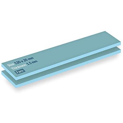 Arctic TP-2 APT2560 Economic Thermal Pad 120x20x1.5mm, 2-Pack, Excellent Thermal Arctic TP-2 APT2560 Economic Thermal Pad 120x20x1.5mm, 2-Pack, Excellent Thermal