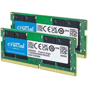 Crucial DDR4 RAM 32GB Kit (2x16GB) 3200MHz SODIMM CL22, Laptop Computer Memory, Crucial DDR4 RAM 32GB Kit (2x16GB) 3200MHz SODIMM CL22, Laptop Computer Memory,