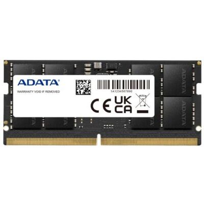 ADATA Premier 32GB, DDR5, 4800MHz (PC5-38400), CL40, 1.1V, ECC, SODIMM Memory ADATA Premier 32GB, DDR5, 4800MHz (PC5-38400), CL40, 1.1V, ECC, SODIMM Memory