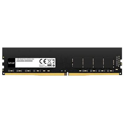 Lexar UDIMM DDR4 RAM 8GB 3200 MHz, 288-Pin U-DIMM Desktop Memory, High Performance Com Lexar UDIMM DDR4 RAM 8GB 3200 MHz, 288-Pin U-DIMM Desktop Memory, High Performance Com