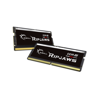 G.Skill RAM Ripjaws - 64 GB (2 x 32 GB Kit) - DDR5 4800 SO-DIMM CL40 G.Skill RAM Ripjaws - 64 GB (2 x 32 GB Kit) - DDR5 4800 SO-DIMM CL40