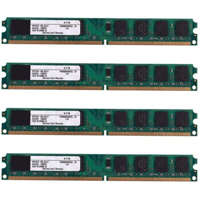 Melitt 4X 2GB DDR2 PC2-6400 800MHz 240Pin 1.8V Desktop DIMM Memory RAM (S) Melitt 4X 2GB DDR2 PC2-6400 800MHz 240Pin 1.8V Desktop DIMM Memory RAM (S)