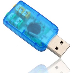 Unbranded USB 2.0 Virtual External Mic Speaker 3D 5.1 Channel Audio PC Sound Card Adapter Unbranded USB 2.0 Virtual External Mic Speaker 3D 5.1 Channel Audio PC Sound Card Adapter