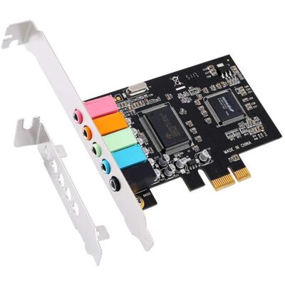 Werleo PCIe Sound Card 5.1 Internal Sound Card for PC Windows 11 10 8 7 with Low Profil Werleo PCIe Sound Card 5.1 Internal Sound Card for PC Windows 11 10 8 7 with Low Profil