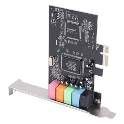 Saudism PCIe Sound Card 5.1, PCI Express Surround 3D Stereo Audio with High Performance Saudism PCIe Sound Card 5.1, PCI Express Surround 3D Stereo Audio with High Performance