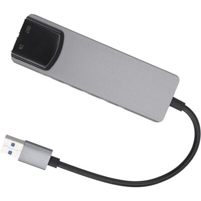 Torribaly 6-In-1 Computer Sound Card 5.1 USB External Sound Card Multi-Function Audio Conv Torribaly 6-In-1 Computer Sound Card 5.1 USB External Sound Card Multi-Function Audio Conv