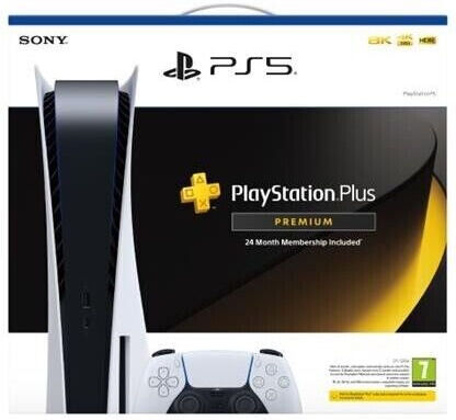 Sony Playstation 5 PS5 Disc Edition Bundle With PlayStation Plus 24 Months Premi