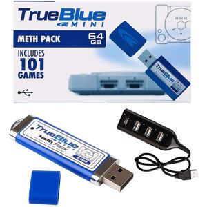 GANBUY (METH PACK) True Blue Mini-PlayStation Classic PS1 Multi Best Games Included GANBUY (METH PACK) True Blue Mini-PlayStation Classic PS1 Multi Best Games Included