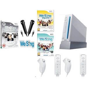 REFURBISHED (We Sing Bundle) Nintendo Wii Console Bundle Disney Sing it! Dance Karaoke Sing REFURBISHED (We Sing Bundle) Nintendo Wii Console Bundle Disney Sing it! Dance Karaoke Sing