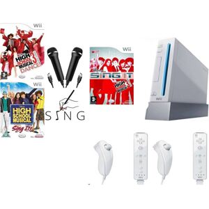 REFURBISHED (High school bundle) Nintendo Wii Console Bundle Disney Sing it! Dance Karaoke REFURBISHED (High school bundle) Nintendo Wii Console Bundle Disney Sing it! Dance Karaoke
