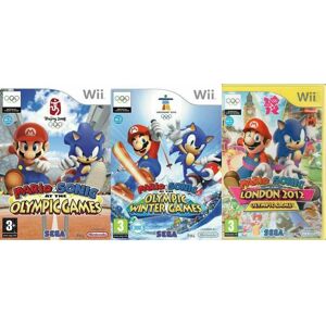 REFURBISHED Mario Olympics Winter Games & london 2012 Nintendo wii 3 game bundle REFURBISHED Mario Olympics Winter Games & london 2012 Nintendo wii 3 game bundle