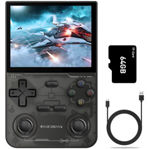 Unbranded (64G, K36 Black) K36 handheld game console open source Linux system R36S game co Unbranded (64G, K36 Black) K36 handheld game console open source Linux system R36S game co