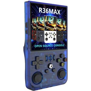 Unbranded (Transparent Blue) Game console R36 MAX 128GB 4.0 Inch Handheld Game Unbranded (Transparent Blue) Game console R36 MAX 128GB 4.0 Inch Handheld Game