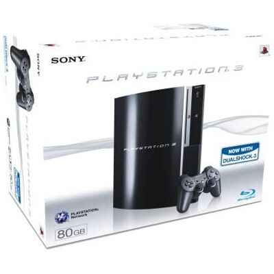 REFURBISHED Sony Playstation 3 PS3 Console & Controller - 80GB Model REFURBISHED Sony Playstation 3 PS3 Console & Controller - 80GB Model
