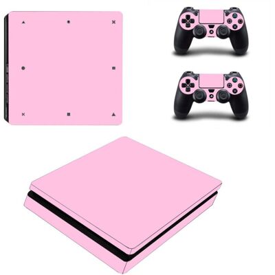 Aihontai Pure Pink Color PS4 Slim Sticker Play station 4 Skin Sticker Decal For Aihontai Pure Pink Color PS4 Slim Sticker Play station 4 Skin Sticker Decal For
