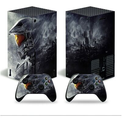 NEWJASS Halo Xbox Series X Skin Decal Vinyl Wrap Decal Sticker Full Set #9138 NEWJASS Halo Xbox Series X Skin Decal Vinyl Wrap Decal Sticker Full Set #9138