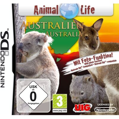 Animal Life Australia Nintendo DS Game Animal Life Australia Nintendo DS Game